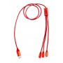 Cavo ricarica USB Rosso