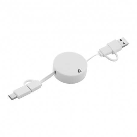 Caricatore USB C in RABS Bianco