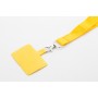 Lanyard in RPET portacellulare Giallo