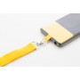 Lanyard in RPET portacellulare Giallo