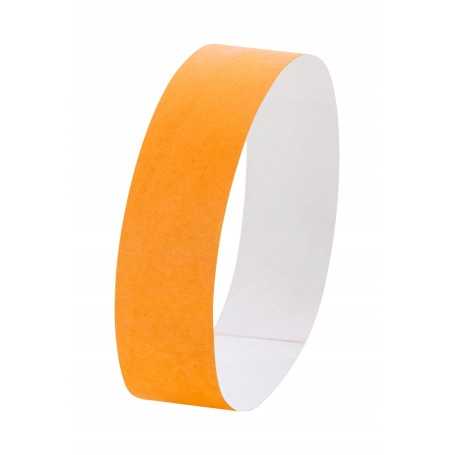 Braccialetti in tyvek (10 pz) Arancione