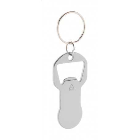Portachiavi con apribottiglie Argento