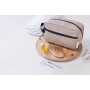 Trousse in canvas riciclato Beige
