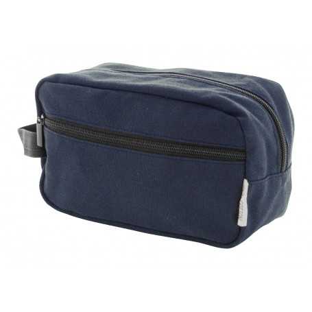 Trousse in canvas riciclato Blu scuro