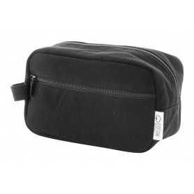 Trousse in canvas riciclato Nero