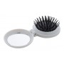 Spazzola per capelli in RABS con specchio Bianco