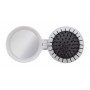 Spazzola per capelli in RABS con specchio Bianco