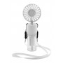 Ventilatore ricaricabile con nebulizzatore Bianco