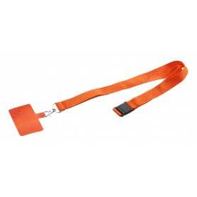 Lanyard in RPET portacellulare Arancione