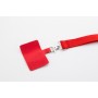 Lanyard in RPET portacellulare Rosso