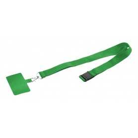 Lanyard in RPET portacellulare Verde