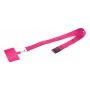 Lanyard in RPET portacellulare Fucsia
