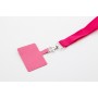 Lanyard in RPET portacellulare Fucsia