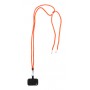 Lanyard in RPET portacellulare Rosso