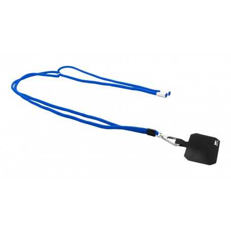 Lanyard in RPET portacellulare Blu