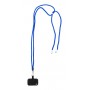 Lanyard in RPET portacellulare Blu
