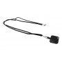 Lanyard in RPET portacellulare Nero