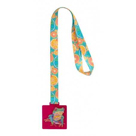Medaglia personalizzata Rosa trasparente
