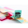 Medaglia personalizzata Rosa trasparente