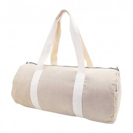 Borsa sportiva in tessuto riciclato Naturale