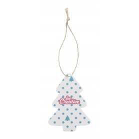 Ornamento per albero di Natale personalizzato in carta di semi, albero di Natale Naturale