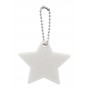 Portachiavi natalizio personalizzato, stella Bianco