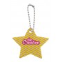 Portachiavi natalizio personalizzato, stella Bianco