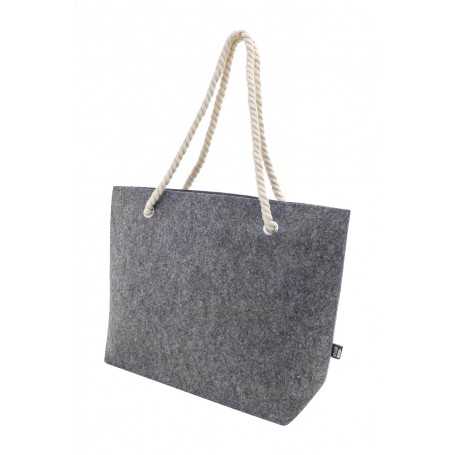 Borsa da spiaggia in RPET Grigio