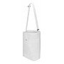 Borsa a tracolla in RPET personalizzabile Bianco
