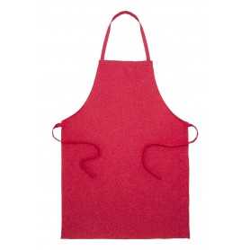 Grembiule in cotone riciclato Rosso