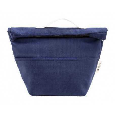 Borsa termica in canvas riciclato Blu