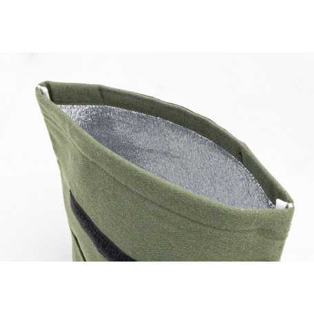 Borsa termica in canvas riciclato Verde