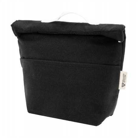 Borsa termica in canvas riciclato Nero