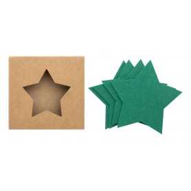 Set sottobicchieri natalizi Verde