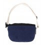 Marsupio in tessuto riciclato Blu