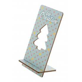 Portacellulare natalizio, albero di Natale Naturale