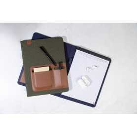 Cartella portadocumenti in tessuto riciclato Verde