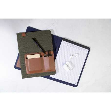 Cartella portadocumenti in tessuto riciclato Verde