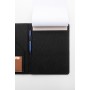 Cartella portadocumenti in tessuto riciclato Nero