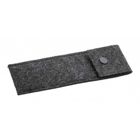 Astuccio in RPET per penna Grigio scuro