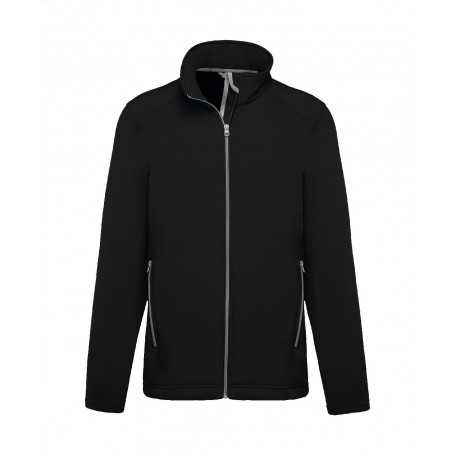 Giacca softshell a 2 strati Nero