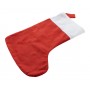 Calza natalizia in RPET de decorare Rosso