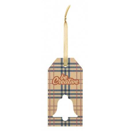 Etichetta regalo personalizzata, campana Bianco