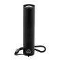 Torcia ricaricabile in alluminio riciclato Nero