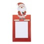 Blocco note magnetico natalizio, Babbo Natale Rosso