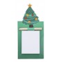 Blocco note magnetico natalizio, albero di Natale Verde