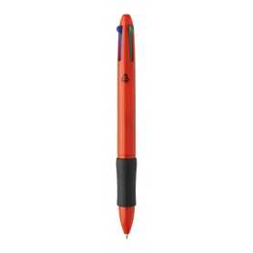Penna a sfera in RABS 4 colori Rosso