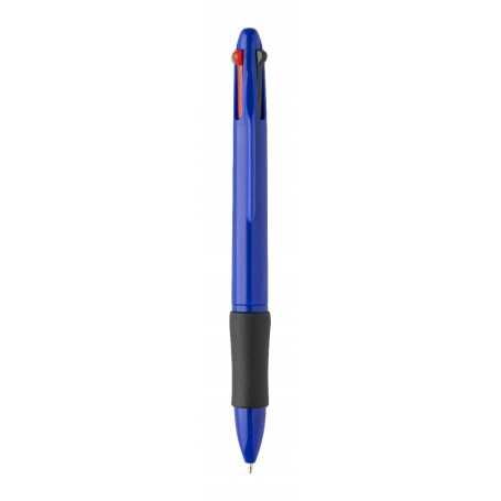 Penna a sfera in RABS 4 colori Blu