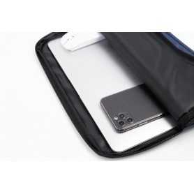 Borsa porta computer in RPET Blu scuro