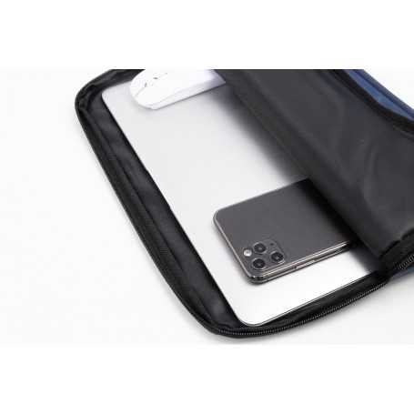 Borsa porta computer in RPET Blu scuro